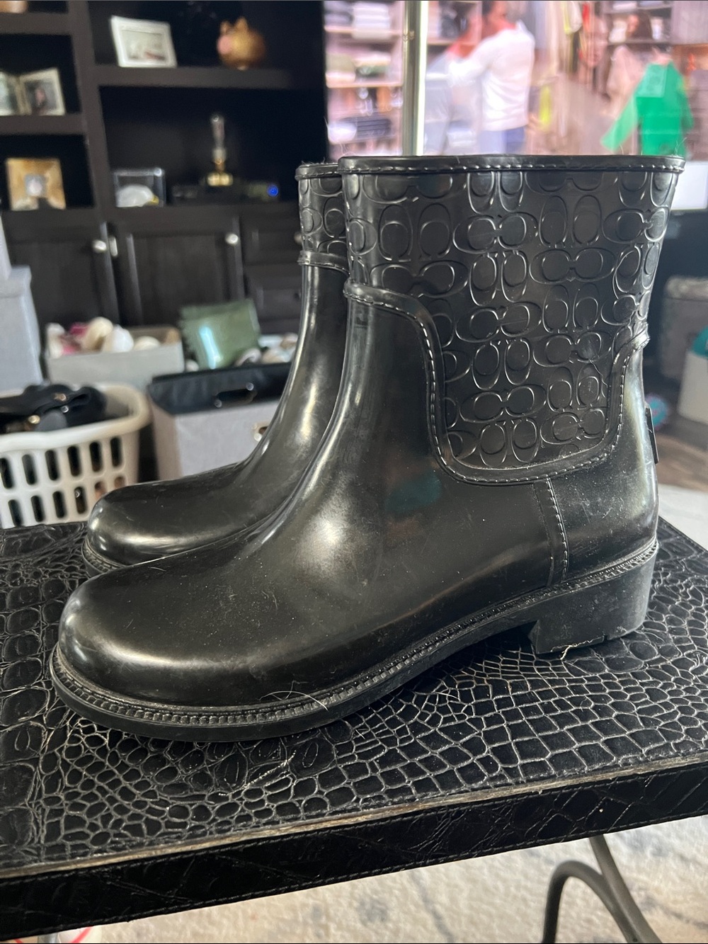 Coach rubber rain boot - Picture 2 of 5